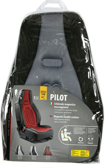 Pilot High-back Magnetic Health-cushion 1pcs - Black/grey