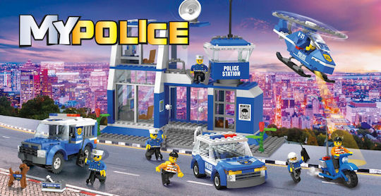 Blocki Building Blocks My Police 2 in 1 for 6+ Years 101 Pieces