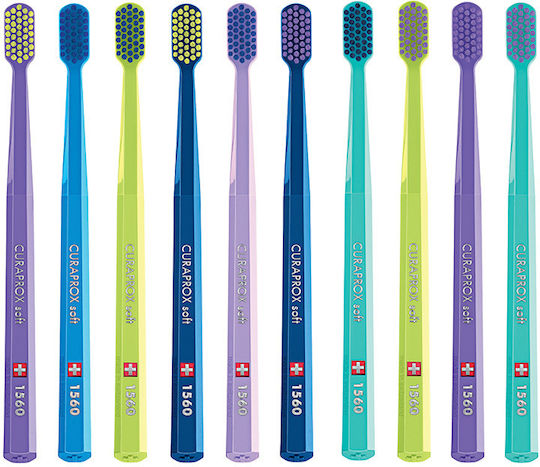 Curaprox - CS 1560 Toothbrush Soft Purple Yellow 1 Piece