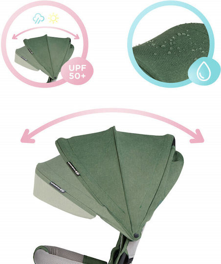 Kinderkraft Spinstep Foldable & Convertible 5 in 1 for 9 Months Green