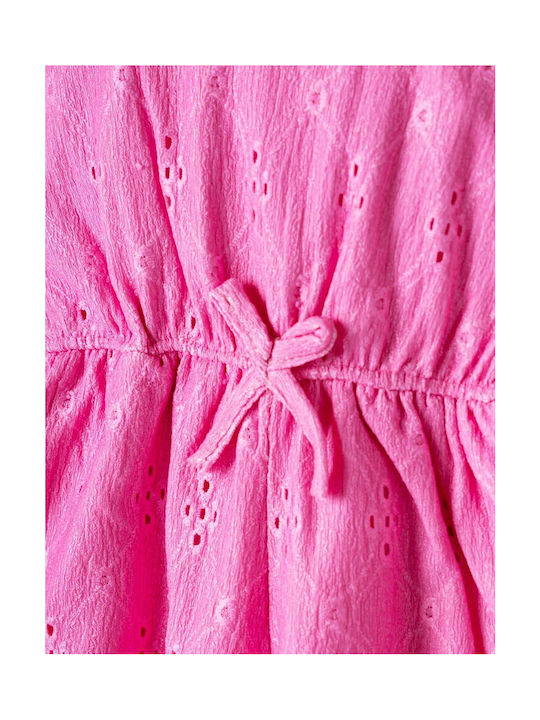 Evita Kids One-piece Fabric Shorts/Bermuda Fuchsia