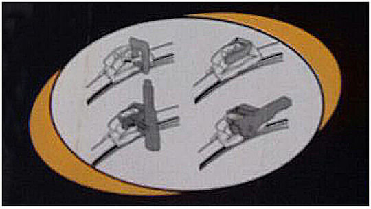 Fahrerseite Auto Scheibenwischer 510mm Universell