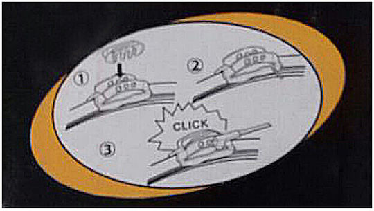 Fahrerseite Auto Scheibenwischer 510mm Universell