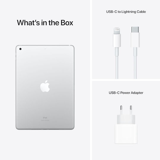 Apple iPad 2021 10.2Инчове (3GB/256GB) Silver