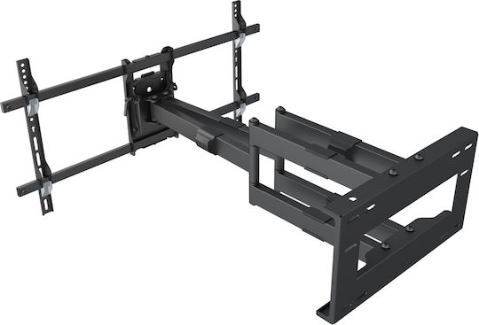 Multibrackets M Universal Long Reach Arm 910mm HD Dual Βάση Τηλεόρασης Τοίχου με Βραχίονα έως 80" και 60kg Μαύρο