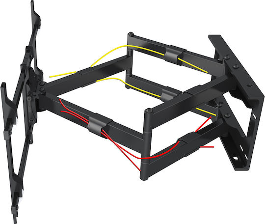 Multibrackets M Universal Long Reach Arm 910mm HD Dual Βάση Τηλεόρασης Τοίχου με Βραχίονα έως 80" και 60kg Μαύρο