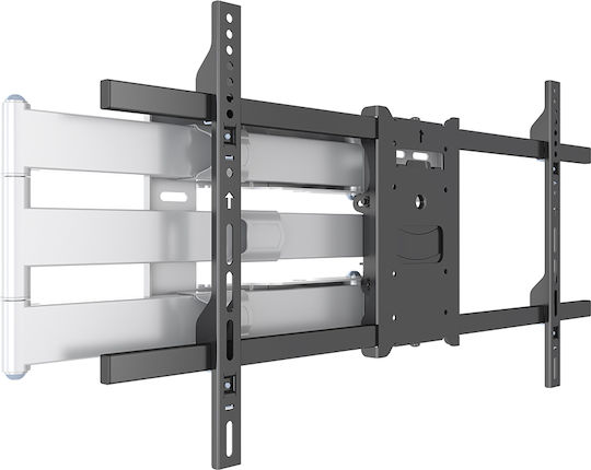 Multibrackets M Universal Long Reach Arm HD 1010mm Single Suport TV de perete cu braț până la 75" și 40kg Alb