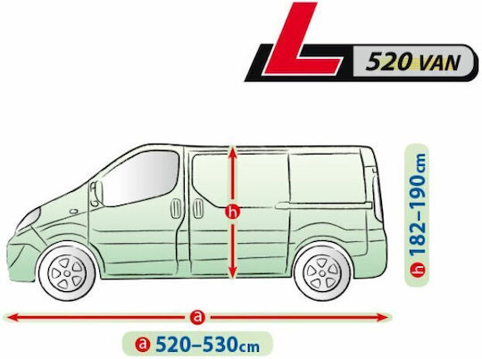 Mobile Garage Full Car Cover Size - L520 - Van