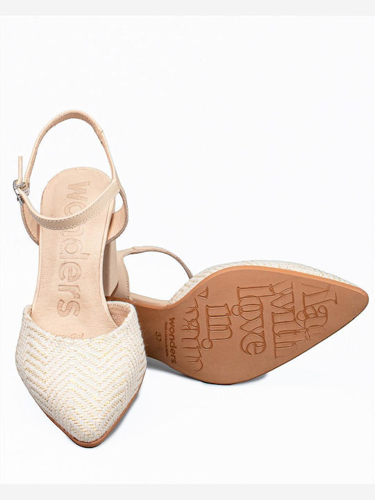 Wonders Beige Heels