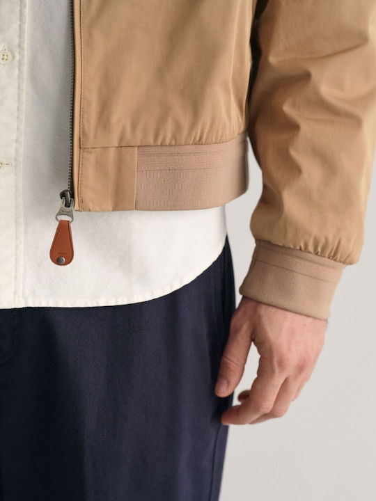 Men's Summer Jacket Gant Beige 3g7006388-g0213 Regular Fit