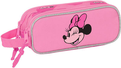 Doppelkassette Minnie Mouse Liebevoll Rosa 21 X 8 X 6 cm