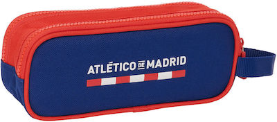 Διπλή Κασετίνα Atlético Madrid Μπλε Κόκκινο 21 X 8 X 6 Cm