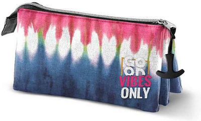 Triple Cassette Karactermania Eco Omp! Good Vibes Only Tie Dye Denim (23 X 11 X 10 Cm)