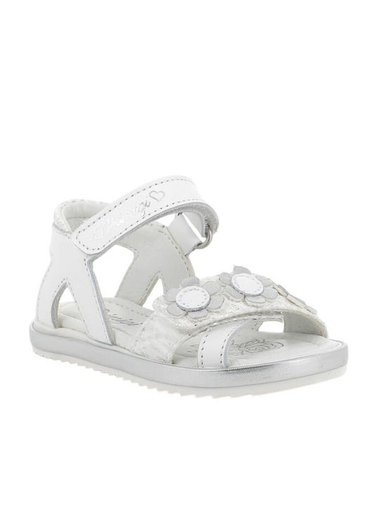 Primigi White Sandal with Velcro for Girls (5915011240398)