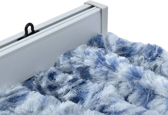 vidaXL Fabric Door Curtain Blue 100x200cm 377371