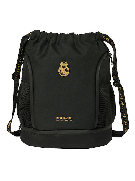 Детска раница чанта Real Madrid C.f. Black 35 X 40 X 1 см