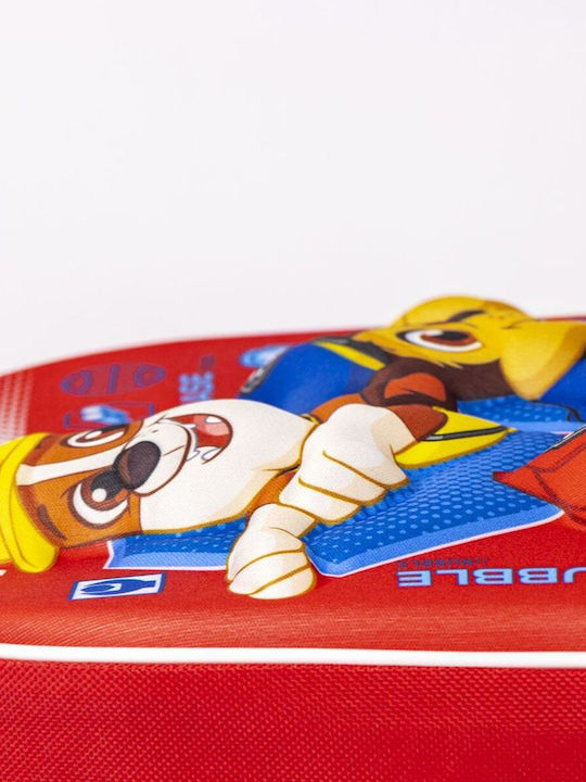 Παιδική Τσάντα 3d The Paw Patrol Κόκκινο 25 X 31 X 10 Cm