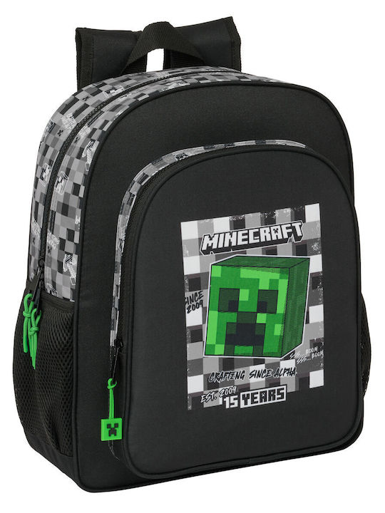 Minecraft School Bag Backpack Elementary, Elementary in Black color