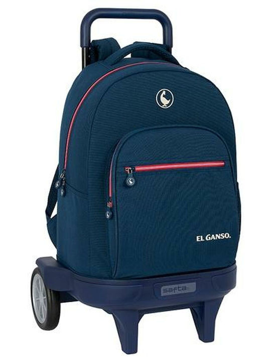 School Bag With Wheels Safta Blue 33 X 22 X 45 Cm