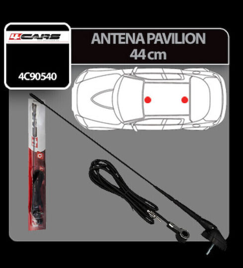 4cars Roof Mount Antenna - 44 Cm