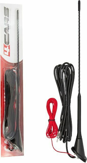 4cars Antenna With Amplifier Golf Gti 16v - 40 Cm