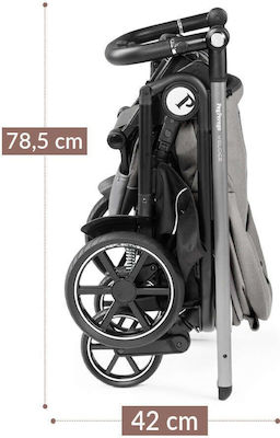 Peg Perego Veloce Belvedere Slk Modular Adjustable 3 in 1 Baby Stroller Suitable for Newborn Mercury