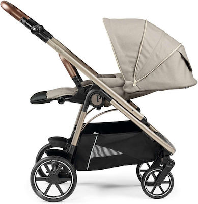 Peg Perego Veloce Belvedere Slk Modular Verstellbar 3 in 1 Baby Kinderwagen Geeignet für Neugeborene Astral