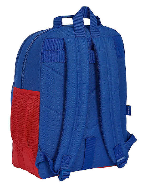 School Bag F.C. Barcelona Blue Bordeaux 32 X 42 X 15 Cm