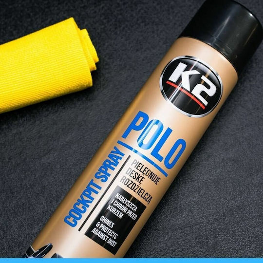 K2 Polo Polishing Spray for Car Dashboard with Aroma For Man 750ml