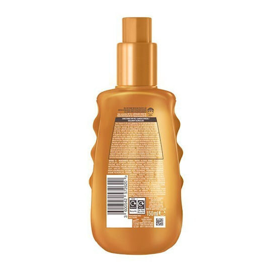 Garnier Ambre Solaire Ideal Bronze Waterproof Sunscreen Cream for the Body SPF30 in Spray 150ml