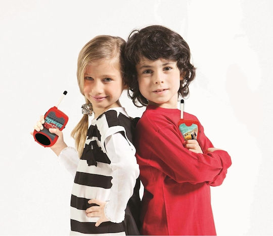 Lexibook Cars The Movie Disney Lighting Mcqueen Walkie-talkies, Communication Game For Children, Belt Clip For Transport, Battery, Red Black, Tw12dc