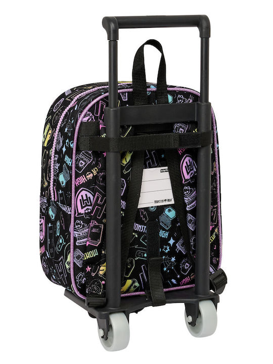 Σχολική Τσάντα Με Ρόδες Monster High Μαύρο 22 X 27 X 10 Cm