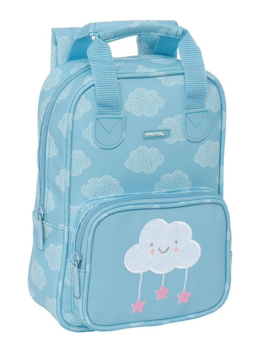 Childrens Bag Safta Clouds Blue 20 X 28 X 8 Cm