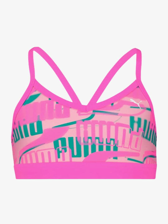 PUMA Παιδικό Μαγιό Μπικίνι Fluo Pink Combo PUMA Παιδικό Μαγιό Μπικίνι Fluo Pink Combo
