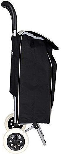 Shopping Trolley Black 55x55x55cm