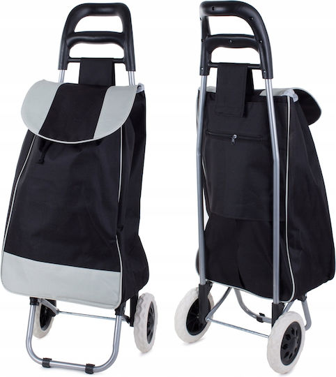 Shopping Trolley Black 55x55x55cm