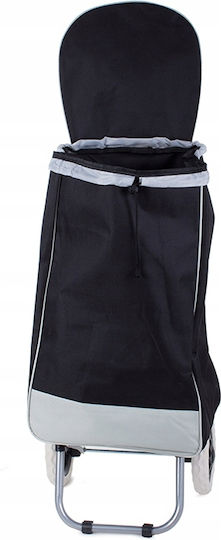 Shopping Trolley Black 55x55x55cm