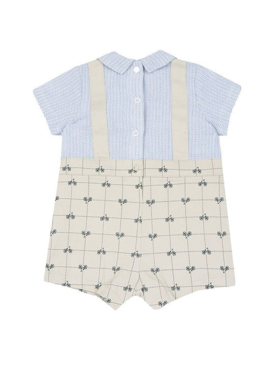 Chicco Set Baby Strampler Kurzärmelig Hellblau