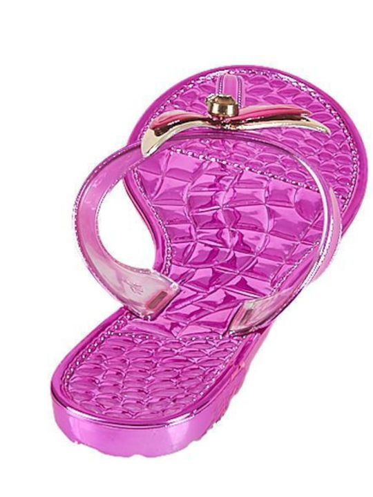 Frauen Flip Flops in Fuchsie Farbe