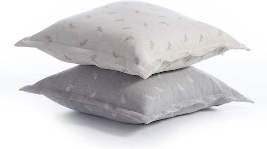 Nef-Nef Homeware Sofa Cushion Amaranta Velvet Beige 50x50cm