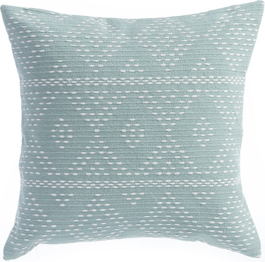 Nef-Nef Homeware Възглавница за диван Quantum от 100% Памук Aqua 45x45см.