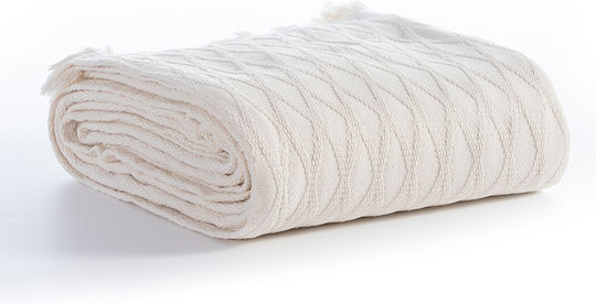 Nef-Nef Homeware Outlast Κουβέρτα Πικέ Υπέρδιπλη 230x240εκ. Ecru
