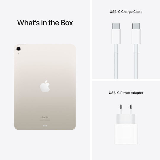 Apple iPad Air 2022 10.9Inches (8GB/256GB) Starlight