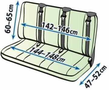 Autositzbezüge Lieferwagen Praktisch Eco Leder Dv3 Split 3sitze