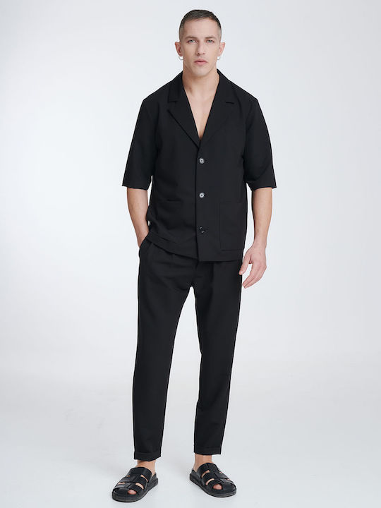 Short-sleeved Shirt Black