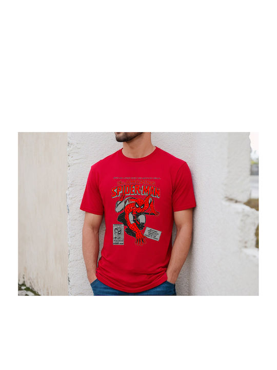 Κόκκινη Μπλούζα Tshirt The Amazing Spiderman Original Fruit Of The Loom 100% Βαμβάκι No21