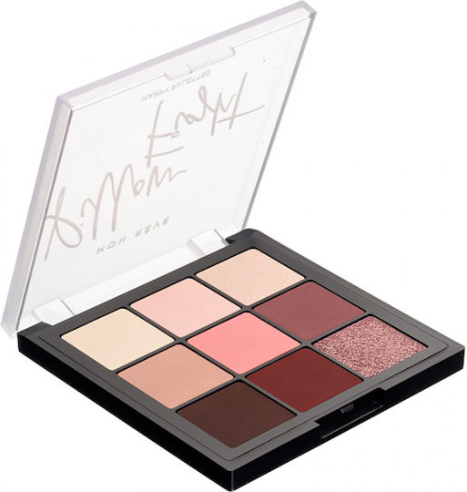 Mon Reve Happy Palettes Palette with Eye Shadows in Pressed Powder Form 09 Pillow Fight 15gr