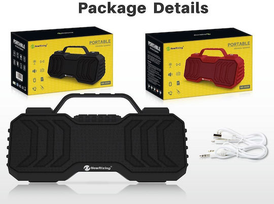 New Rixing NR-2029 Bluetooth Speaker 6W with Radio and Battery Life up to 7 hours Blue