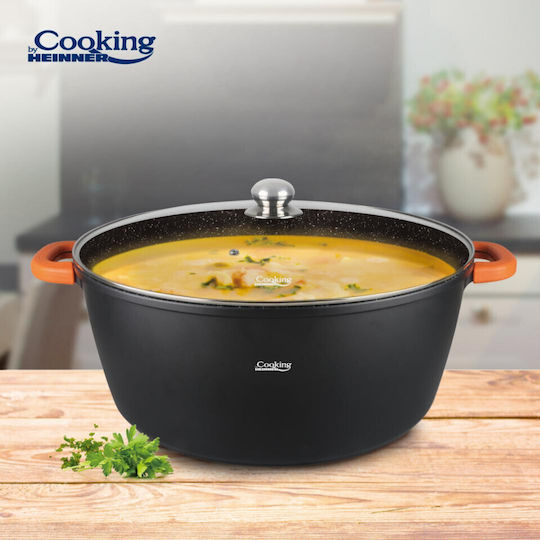 Heinner Dark Line Βαθιά Κατσαρόλα από Αλουμίνιο 23lt / 44cm