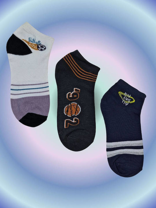 Kindersocken Junge 3 Paar W7325 - Mehrfarbig